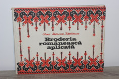 &amp;quot;Broderia romaneasca aplicata&amp;quot; - Elena Stanescu-Batrinescu, 1978 foto