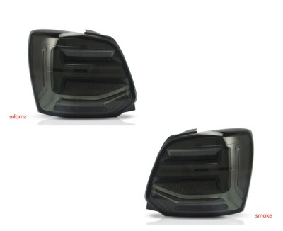 Set lampa spate VW POLO (6R), 2011-12.2017, partea stanga, dynamic indicator; LED; fumuriu; TUNING, foto