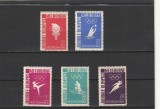 ROMANIA 1956 LP 422 JOCURILE OLIMPICE MELBOURNE SERIE MNH NESTAMPILATA