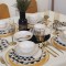 Keramika Set de vesela - Keraart Trigon - 24 bucăți - 6 persoane - Stoneware