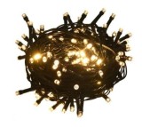 Cumpara ieftin Instalatie De Craciun, liniara, lungime 15m, cu 320 de LED-uri, pentru interior exterior, rezistenta la apa si inghet, alimentare la retea, alb cald