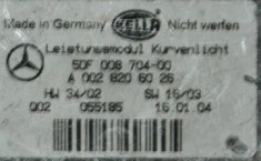 Modul xenon far dreapta față MERCEDES-BENZ E W211 2004 OEM: A0028206026