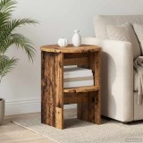 vidaXL Dulap lateral Lemn vechi &Oslash;40 x 50 cm Lemn prelucrat 899830