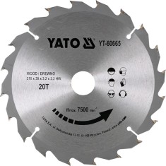 YATO Disc circular pentru lemn 210 x 30 x 3.2 T20 foto