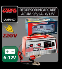 Redresor incarcare acumulator 9/6,5A - 6/12V - RIA967 foto