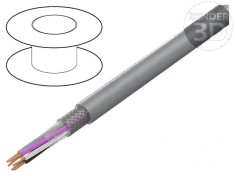 Cablu ecranat LiY-CY 6x0,34mm2 cu prindere PVC