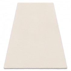 Covor modern de spălat TEDDY NEW sand 52 shaggy bej, foarte gros, 80x150 cm