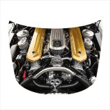 Folie Auto Capota Hood Art OEM - Rezistenta Exterior UV, Print Solvent, 150x110 cm (Marime S)