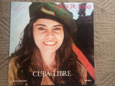 Maria De Jesus Cuba libre 1991 disc vinyl lp muzica latin latino STELE 04063 VG+ foto