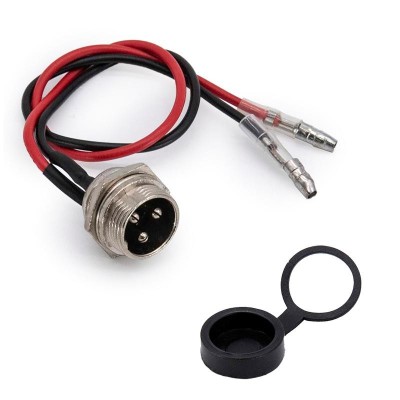 Port de &amp;icirc;ncărcare conector GX16 cu 3 pini la conector tip glonț foto