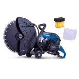 Masina de debitat beton cu motor in 2 timpi PTS400 Scheppach 5915201903, 3.95 Cp, O350 mm