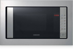 Cuptor cu microunde incorporabil Samsung FG87SST, 23 l, 800 W, Grill, Inox foto