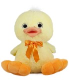 Ratusca de Plus Galbena cu Aripi 50 Cm