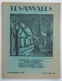 LES ANNALES POLITIQUES ET LITTERAIRES , GRANDE REVUE MODERNE DE LA VIE LITTERAIRE , No. 2300 - 15 DECEMBRE 1927