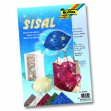 Sisal colorat intensiv glitter 5