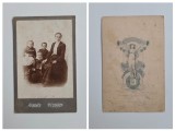 Fotografie de colectie Cabinet, Atelier necunoscut, Portret de familie, Budapesta, Ungaria, Europa, ca. 1900-1910