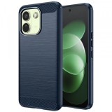 Husa pentru Xiaomi Redmi Note 17 Pro Max, Techsuit, Carbon, Albastra