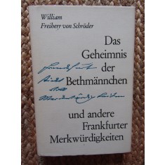 Das Geheimnis der Bethm&auml;nnchen und andere Frankfurter Merkw&uuml;rdigkeiten
