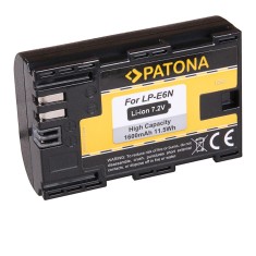 Acumulator Patona LP-E6N 1600mAh compatibil Canon EOS 5D Mark II III IV 7D 60D 70D 80D 6D 5D -1260