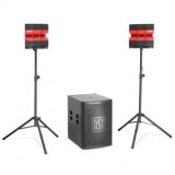 KIT 2.1 SUBWOOFER 18&#039;&#039;/46CM + 2 SATELITI 4&#039;&#039;/10CM 1200W RMS