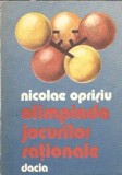 Olimpiada Jocurilor Rationale Nicolae Oprisiu Editura Dacia 1984 Editie Veche Carti Matematica Literatura Romana Cartonata