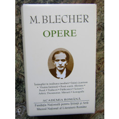 M BLECHER - OPERE