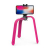 Selfie stick trepied flexibil cu telecomanda bluetooth roz 3POD Zbam