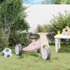 Bicicletă de echilibru pentru copii 2 &icirc;n 1, roz