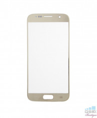 Geam Sticla Samsung Galaxy S7 G930 Gold foto