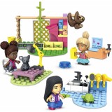 Cumpara ieftin Set de constructie Mega Construx Barbie, &Icirc;ngrijirea animalelor 97 piese si 15 accesorii