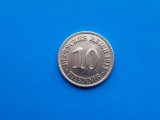 10 Pfennig 1913 Lit. D -Germania-mai Rar-stare buna