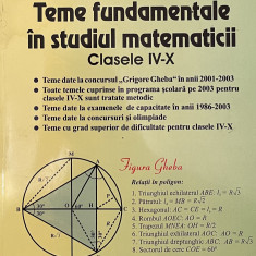 Teme fundamentale în studiul matematicii. Clasele IV-X - Grigore Gheba