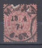 Germania - nord postbezirk, 1868, stampilat (G1)