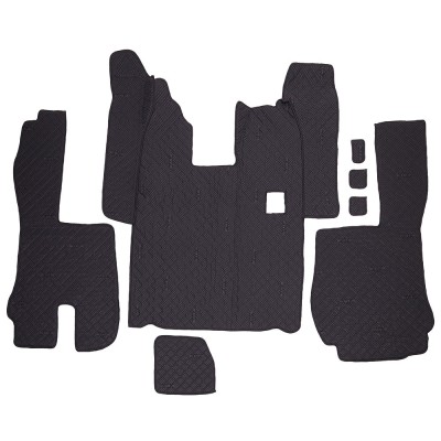 Set Covorase Piele Ecologica Truck Umbrella Pentru Scania Seria R 380-420 2005-2016 Manuala. Albastru 462812 96327 foto