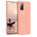 Husa pentru Samsung Galaxy Note 20, Silicon, Roz, 52837.56, Carcasa, Kwmobile
