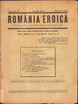 HST Z303 Revista Rom&amp;acirc;nia Eroică 10/1938 foto
