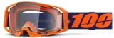 Ochelari atv/cross 100% Armatic, lentila clara, culoare rama portocaliu neon Cod Produs: MX_NEW 26013812PE
