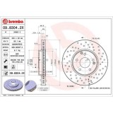 Set discuri frana Mercedes C-Class (W203), C-Class Coupe (Cl203), C-Class T-Model (S203), Clc-Class (Cl203), Clk (C209), Clk Cabriolet (A209), Slk (R, BREMBO