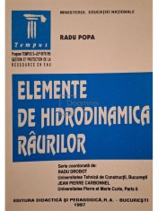 Radu Popa - Elemente de hidrodinamica raurilor (Editia: 1997) foto
