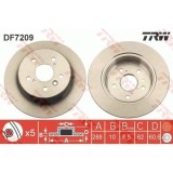 Set disc frana Lexus Rx (Mcu15) 01.98-05.03; Toyota Highlander / Kluger ( U2) 06.00-12.10, Spate, 288X10mm, plin, TRW