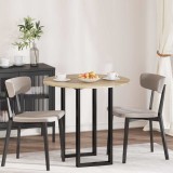 VidaXL Placă de masă Stejar sonoma 80 x 80 x 1.5 cm Lemn compozit