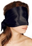 Esarfa bondage Bad Kitty, satin, negru (DB)