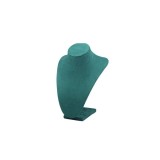 Suport / Bust Verde Catifelat pentru Coliere &ndash; &Icirc;nălțime 23 cm WZ2541