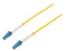 Patch cord fibră optică LC/UPC 1m galben LSZH, QOLTEC