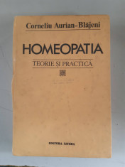 HOMEOPATIA - TEORIE SI PRACTICA - CORNELIU AURIAN BLAJENI foto