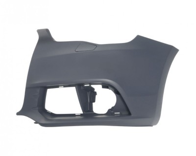 Parte laterala bara , colt lateral flaps fata stanga Audi A1 (8x), 04.2010-01.2015, cu gaura pentru spalator, primer, 8X0807065AGRU foto