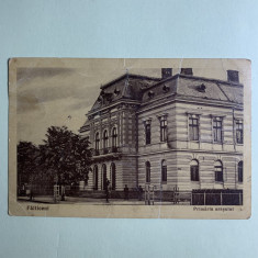 Carte poștală Fălticeni Primăria Orașului 1936