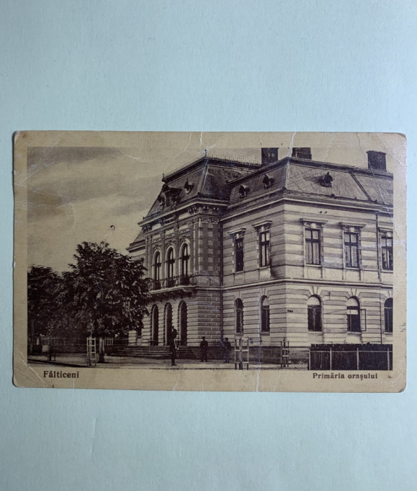 Carte poștală Fălticeni Primăria Orașului 1936