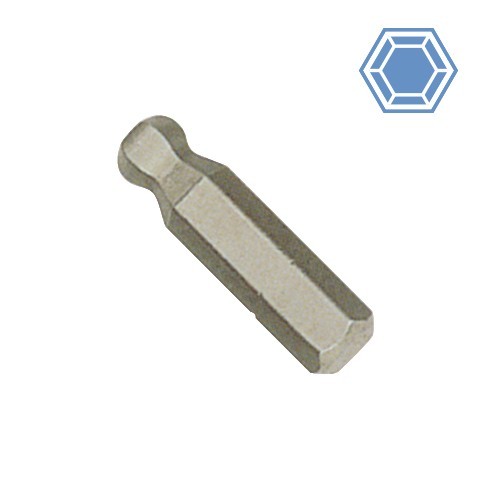 Inbus Kugelkopf 6mm, Innensechskant mit Kugelkopf