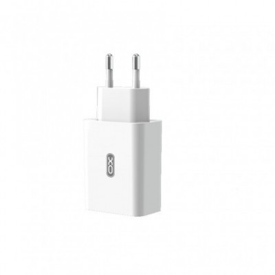 Incarcator Retea, Quick Charge 3.0, XO Design L36, 1 X USB cu Cablu de Date Lightning (8-pin), Alb, Blister foto